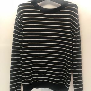 PAM and GELA Split Back w/Twist Detail Sweater
